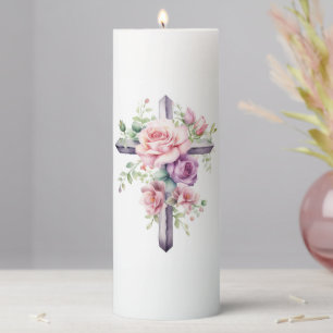 Easter Holiday Pillar Candle