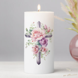 Easter Holiday Pillar Candle