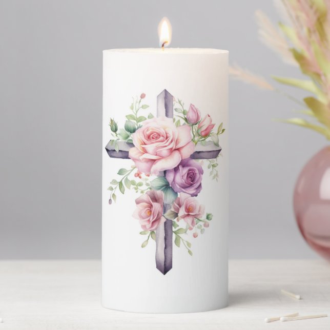 Easter Holiday Pillar Candle  (In Situ)