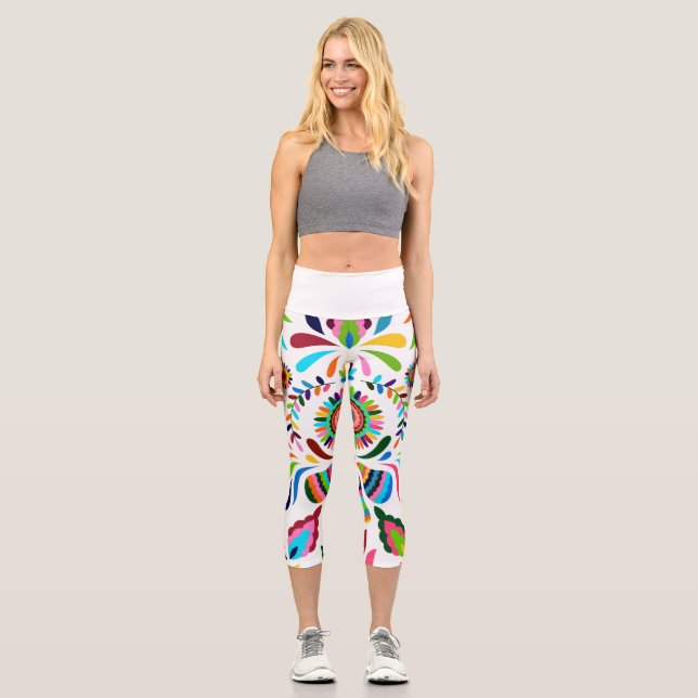 Easter Holidays Colorful Cool Leggings (Front)