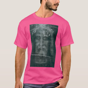 Easter Holy Face Of Jesus Negative Of The Shroud O T-Shirt