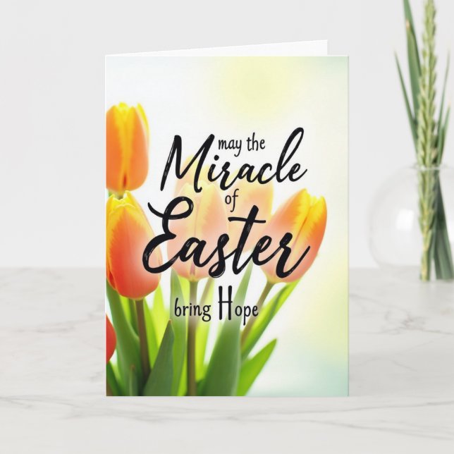 Easter Hope Blooms Card (Front)