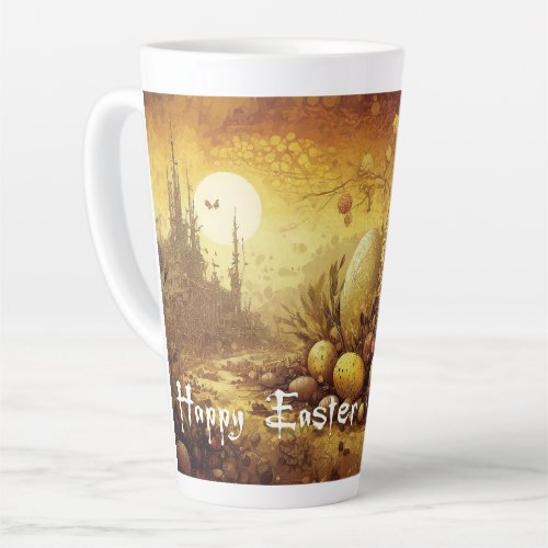 Easter hope in an apocalyptic world latte mug