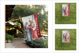 Easter House and Garden Flags