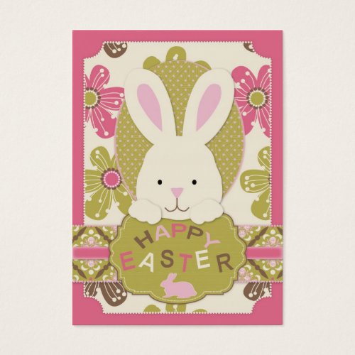 Easter Hunt Gift Tag Business Card Template