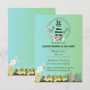 Easter Hunt is On Invitation