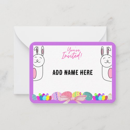 Easter HuntParty Invite Card 02