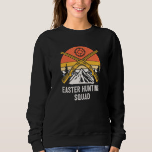 Easter Hunting Squad Seeking Animals Wild Animals Sweatshirt