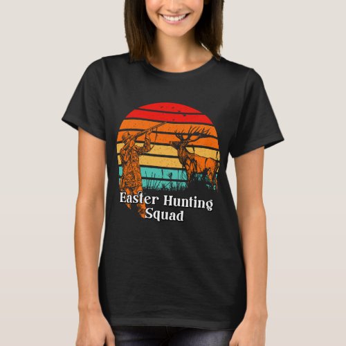 Easter Hunting Squad Seeking Animals Wild Animals T_Shirt