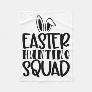 Easter Hunting Squad T Shirt Fleece Blanket