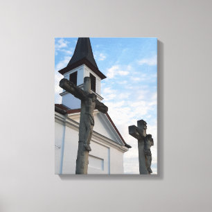 Easter in Esztergom Hungary Canvas Print