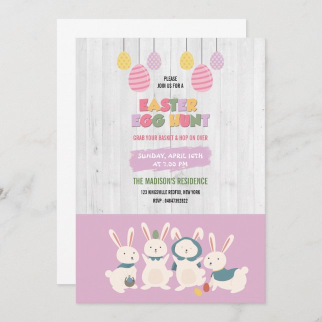 Easter Invitation (Front/Back)