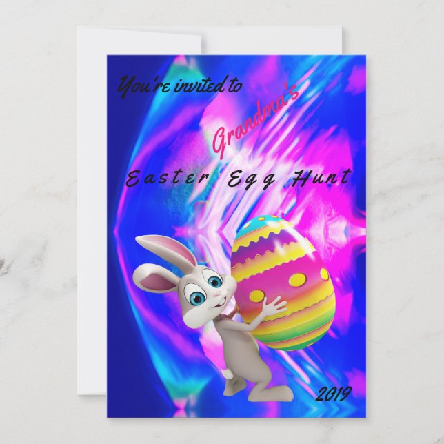 Easter Invitation - Easter Egg Hunt - Personalize (Front)