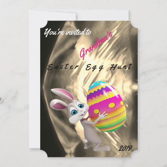 Easter Invitation - Easter Egg Hunt - Personalize (Front)