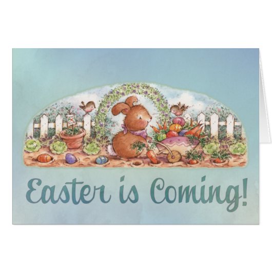 Easter is Coming! Cards (Front Horizontal)