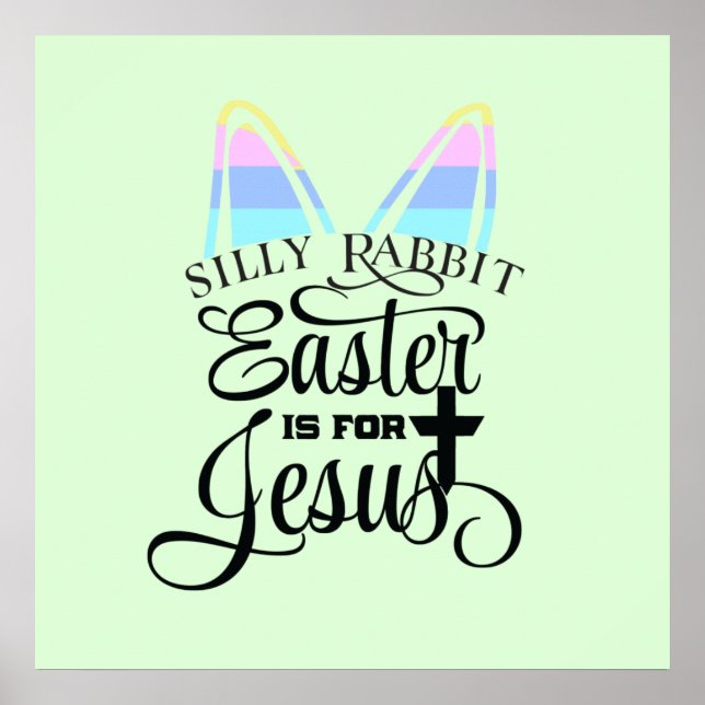 Easter Is for Jesus Poster (Front)