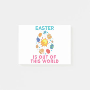 Easter Is Out of This World Space Planets Post-it Notes