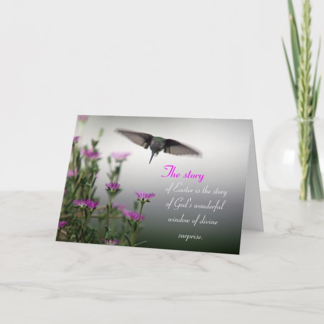 Easter is the story holiday card (Front)