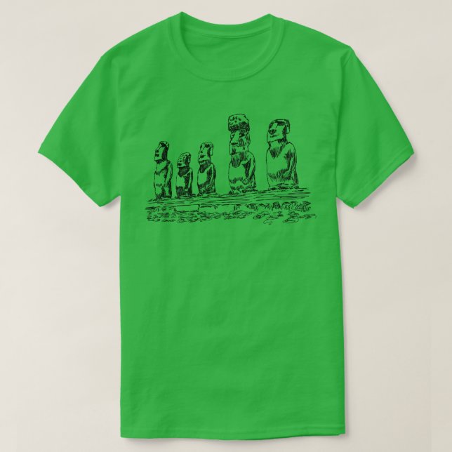 Easter Island 2 T-Shirt (Design Front)