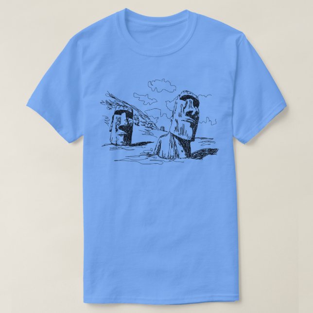 Easter Island 3 T-Shirt (Design Front)