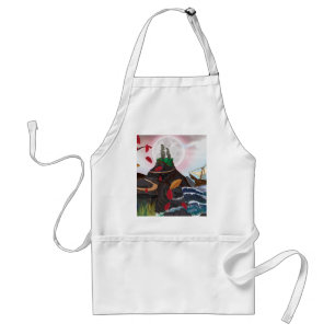 Easter Island Adventure Adult Apron