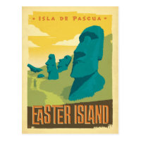 Easter Island, Chile Postcard