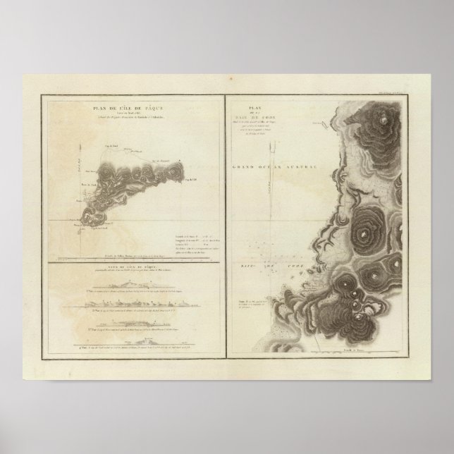 Easter Island Chile Poster (Front)