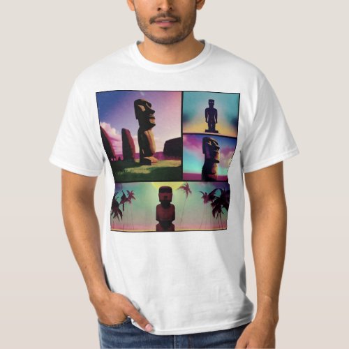 Easter Island Dudes T_Shirt