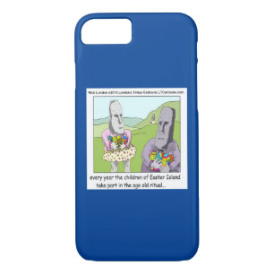 Easter Island Egg by Rick London iPhone 8/7 Case