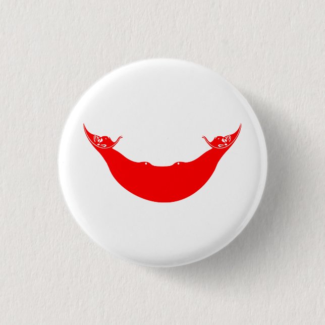 Easter Island Flag Button (Front)