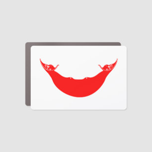 Easter Island Flag Car Magnet