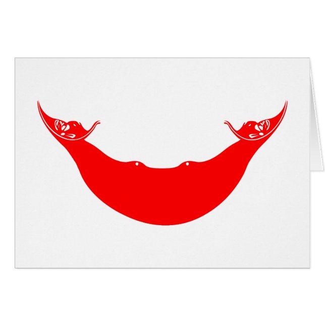 Easter Island Flag Cards (Front Horizontal)