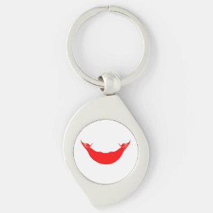Easter Island Flag Keychain