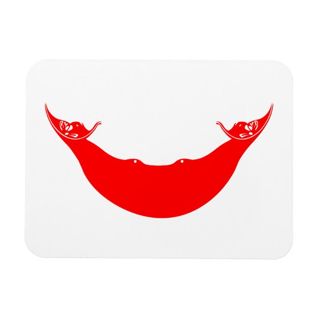 Easter Island Flag Magnet (Horizontal)