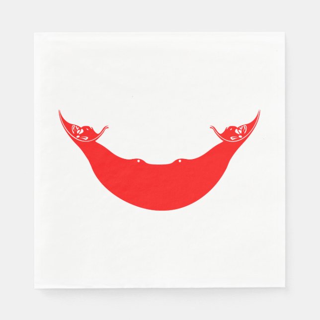 Easter Island Flag Napkins (Front)
