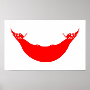 Easter Island Flag Poster