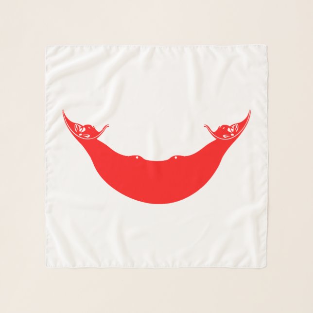 Easter Island Flag Scarf (Front)