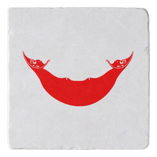 Easter Island Flag Trivet (Front)