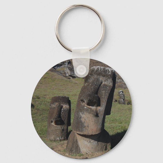 Easter Island Heads Keychain (Front)