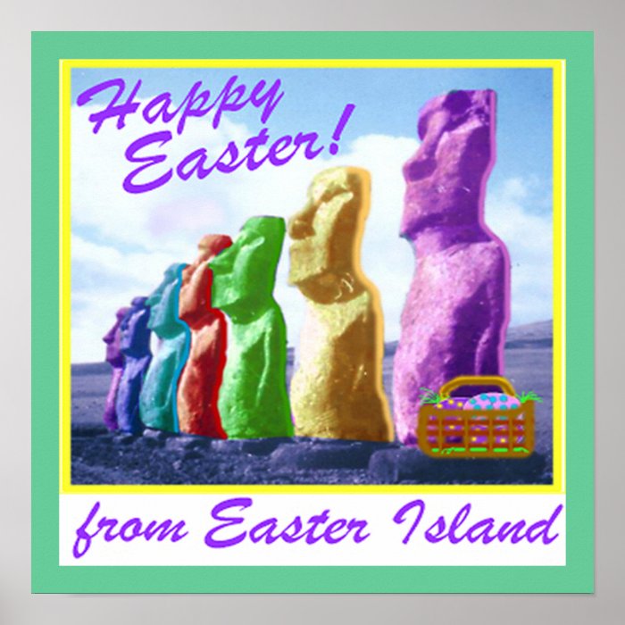 Easter Island Large Poster