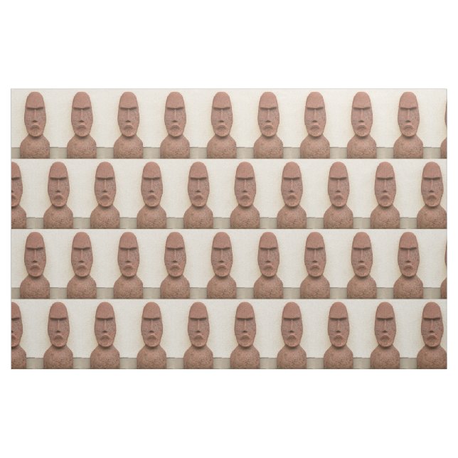 Easter Island Moai Head Thunder_Cove  Fabric (Fat Quarter)