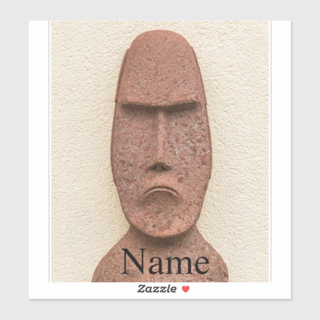 Easter Island Moai Head Thunder_Cove Sticker (Sheet)