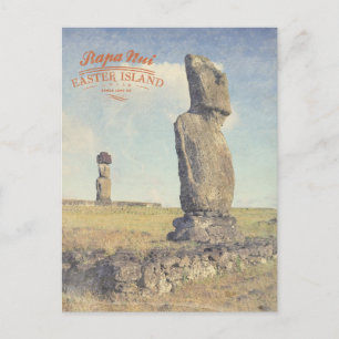 Easter island (Rapa Nui) Chile Postcard