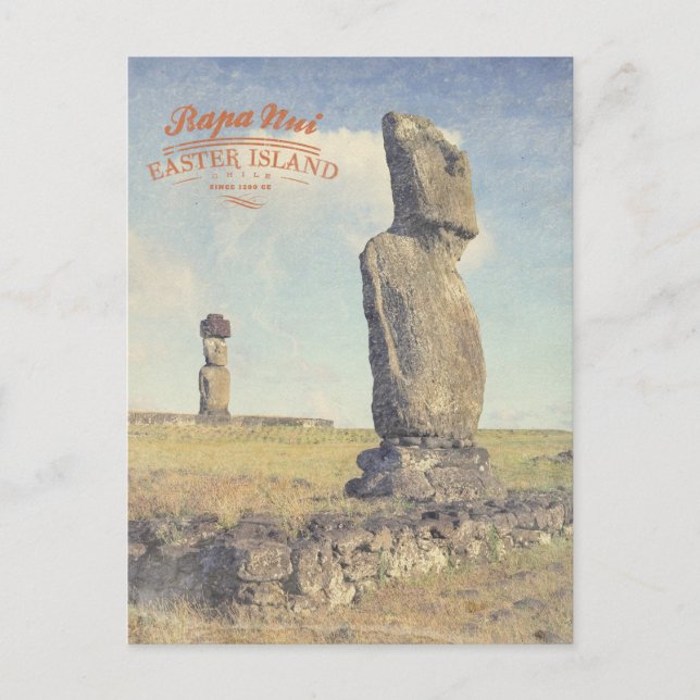 Easter island (Rapa Nui) Chile Postcard (Front)