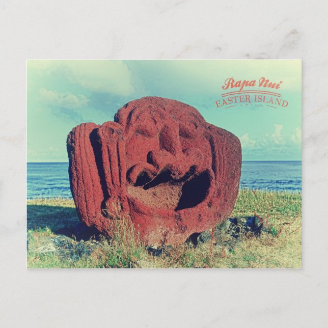 Easter Island (Rapa Nui) Chile Postcard (Front)