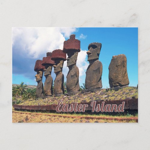 Easter island Rapa Nui Chile Postcard