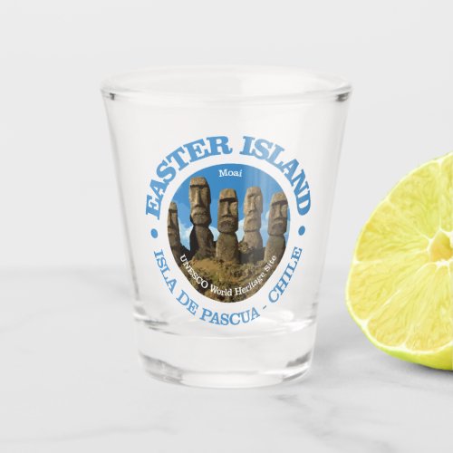 Easter Island Shot Glass