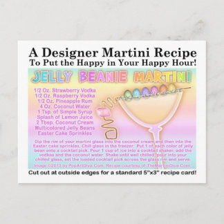 Easter Jelly Beanie Maritni Recipe Postcard
