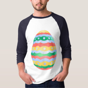 Easter Jersey Men's Easter Egg Baseball Jersey T-Shirt