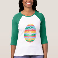 Easter Jersey Women's Easter Egg Baseball Jersey T-Shirt